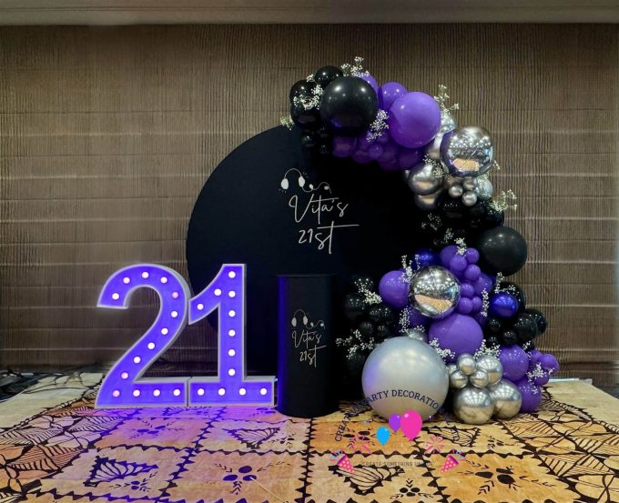 Round Full Balloon Garland Package